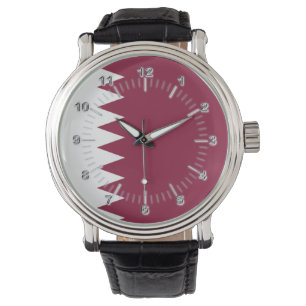 Montre Drapeau du Qatar