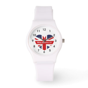 Montre Drapeau du roi Charles 111 Couronne Royal England