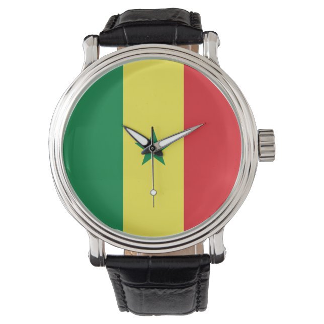 Montre Drapeau du Sénégal (devant)