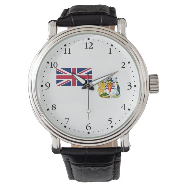 Montre Drapeau du territoire antarctique britannique (devant)