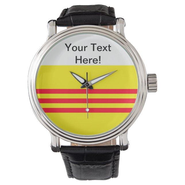 Montre Drapeau du Vietnam du Sud (devant)