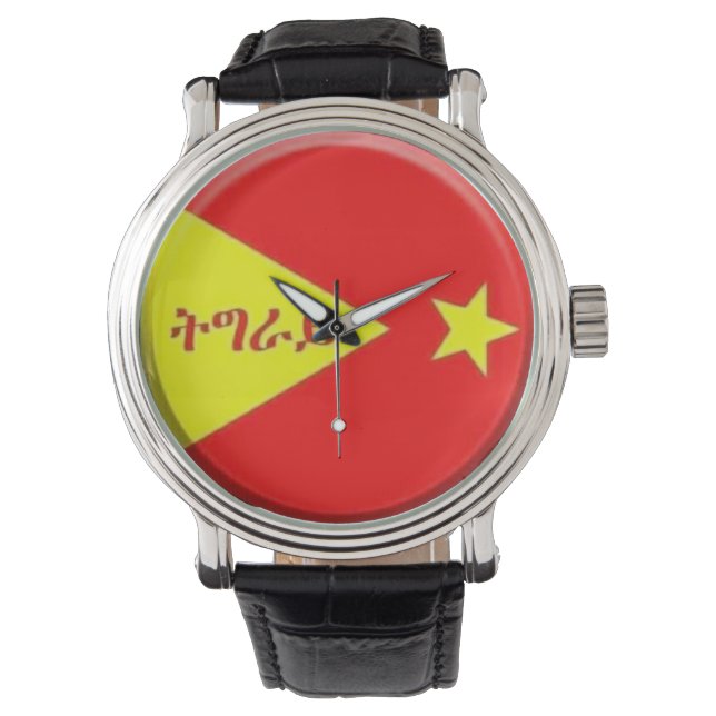 Montre Drapeau éthiopien (devant)