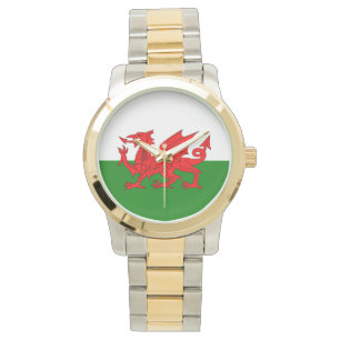Montre Drapeau gallois dragon rouge gallois