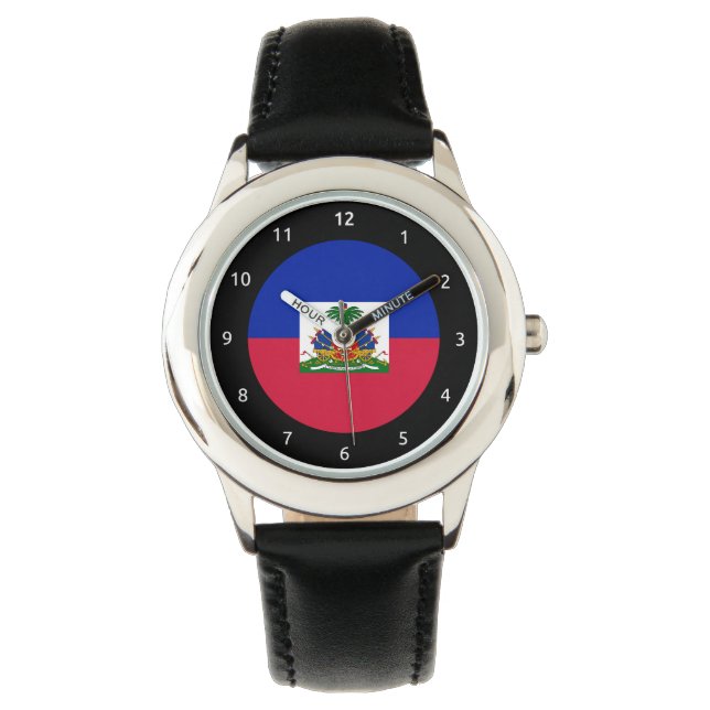 Montre Drapeau haïtien (devant)