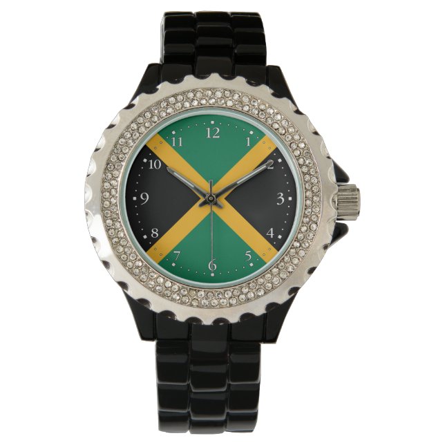 Montre Drapeau Jamaïque (devant)