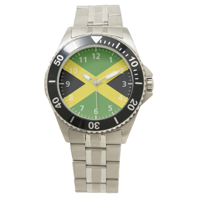Montre Drapeau Jamaïque (devant)