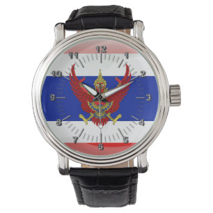 Montre Drapeau laqué de Thaïlande