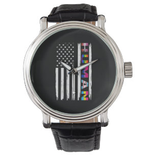 Montre Drapeau LGBT HUMAN Mois Gay pride Transgenre