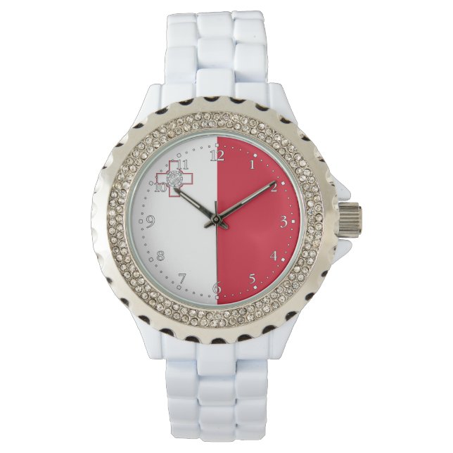 Montre Drapeau Malte (devant)