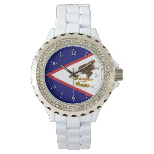 Montre Drapeau patriotique des Samoa américaines