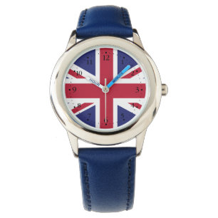 Montre Drapeau patriotique du Royaume-Uni
