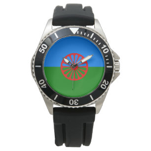 Montre Drapeau romani