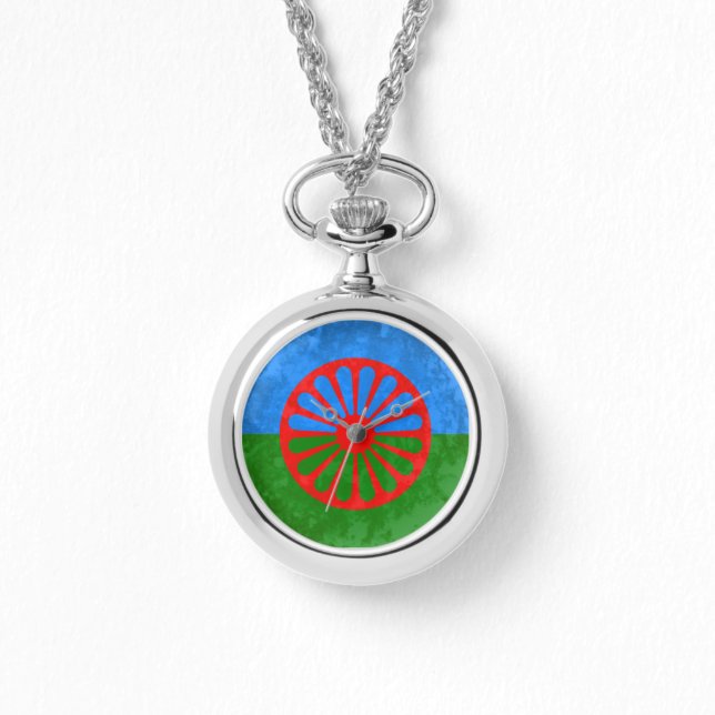 Montre Drapeau romani (Recto)