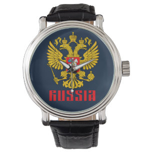 Montre Drapeau russe Aigle impérial Russie orthodoxe