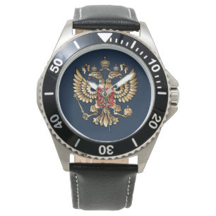 Montre Drapeau russe Aigle impérial Russie orthodoxe