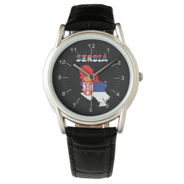 Montre Drapeau serbe (devant)