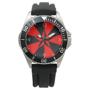 Montre Drapeau socialiste libertaire (Socialisme libertai