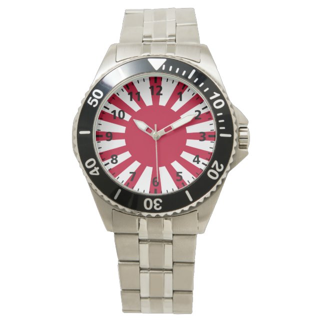 Montre Drapeau solaire japonais (devant)