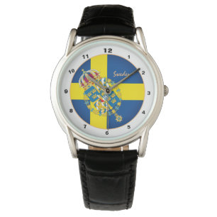 Montre Drapeau suédois & Suède mode tendance / design Reg