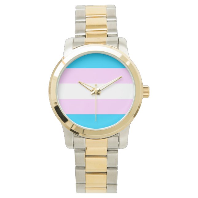 Montre Drapeau transgenre (devant)