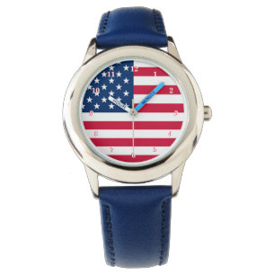 Montre Drapeau USA États-Unis d'Amérique
