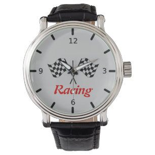 Montre Drapeaux de course en gras