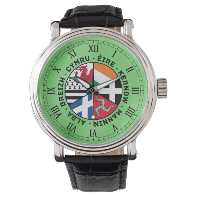 Montre Drapeaux des nations celtes (devant)