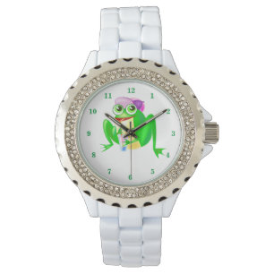 Montre drôle avec Happy Party Frog