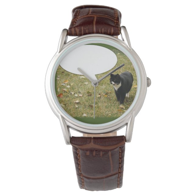 Montre Drôle Cool Dire Quelque Chose Kitty Photographie (devant)