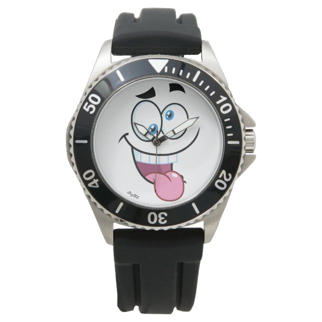Montre drôle de visage (devant)