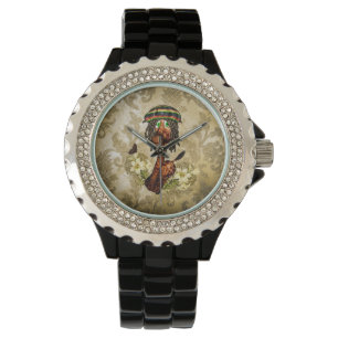 Montre Drôle girafe, je suis un hippie yippee