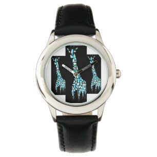 Montre Drôle Giraffe Art Animaux sauvages