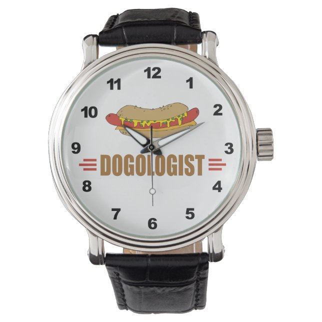 Montre Drôle Hot Dog (devant)