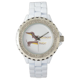 Montre Drôle mignon dachshund pour parent chien long