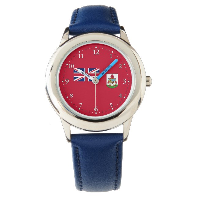 Montre du drapeau patriotique des Bermudes (devant)