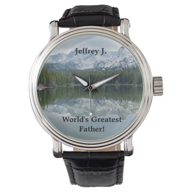 Montre du Père le plus grand Monde, Lake Mountain (devant)