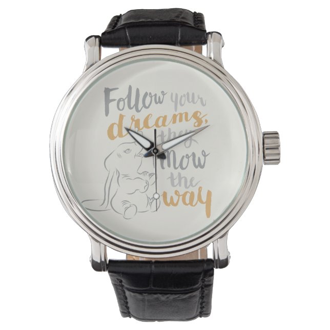 Montre Dumbo (homonymie) | Follow Your Dreams (devant)