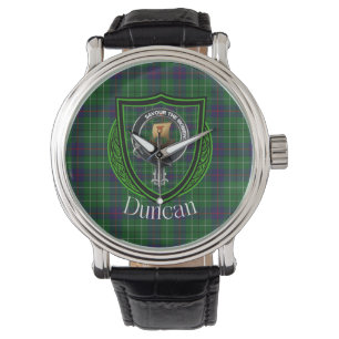 Montre Duncan Scottish Clan Tartan et Crest