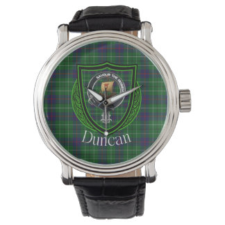 Montre Duncan Scottish Clan Tartan et Crest