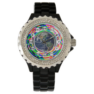Montre Earth Vibes (Visage coréen) par Kenneth Yoncich