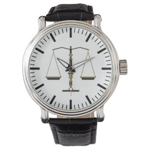 Montre Échelles chiques cadeaux de loi de la justice