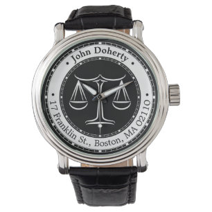 Montre Échelles classiques de justice   Avocat