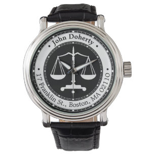 Montre Échelles classiques de justice   Informations sur 