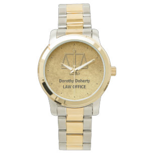 Montre Échelles de justice   Élégant personnalisable