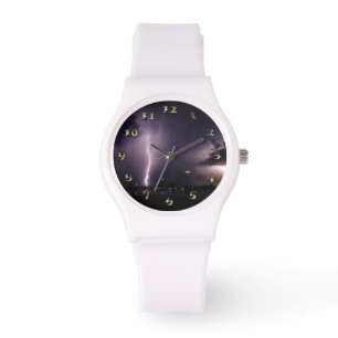 Montre Éclair au-dessus de Harbour City