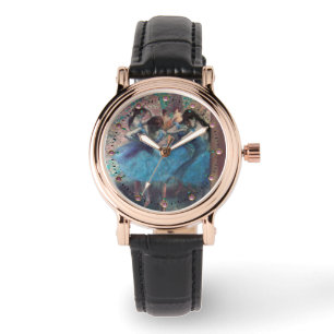 MONTRE ÉCOLE DE DANSE, BALLERINA BALLET DANSEURS EN BLEU