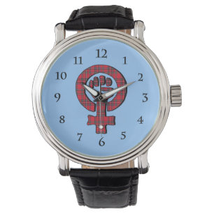 Montre Ecosse Tartan Feminist Watch