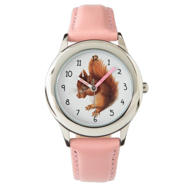 Montre Écureuil rouge Vintage (devant)