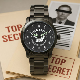 Montre Écureuil Secret Protégeant Vos Noix Personnalisé