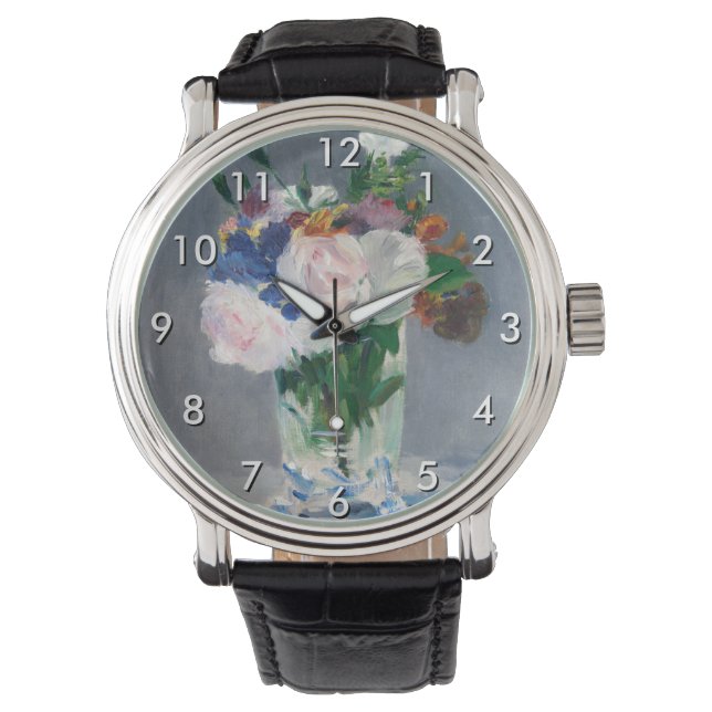Montre Edouard Manet - Fleurs dans un Vase de Cristal (devant)